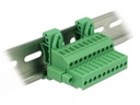 Delock Hutschiene/DIN Rail Terminalblock 10Pin