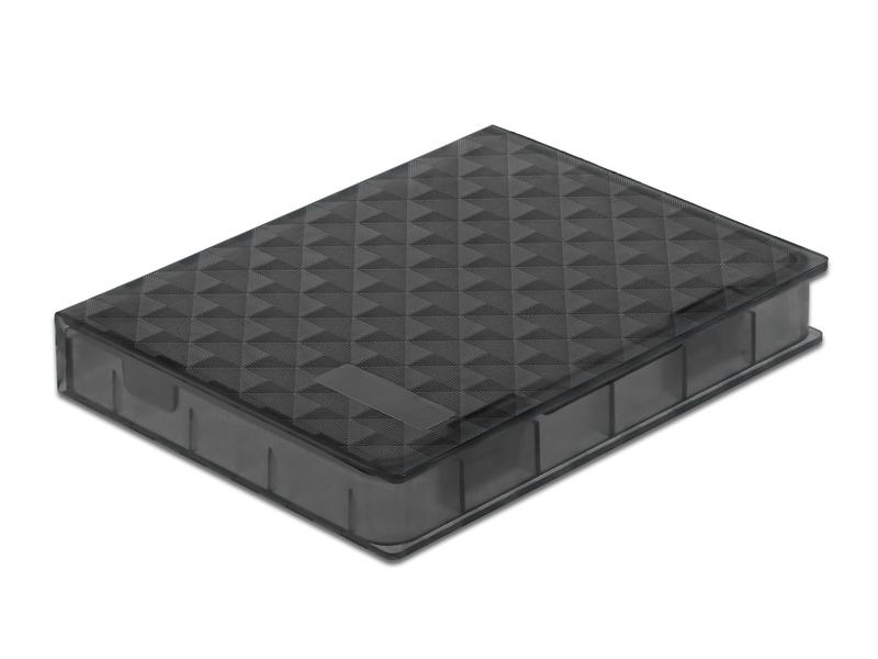 Delock Schutzgehäuse für 2.5″ HDD / SSD grau
