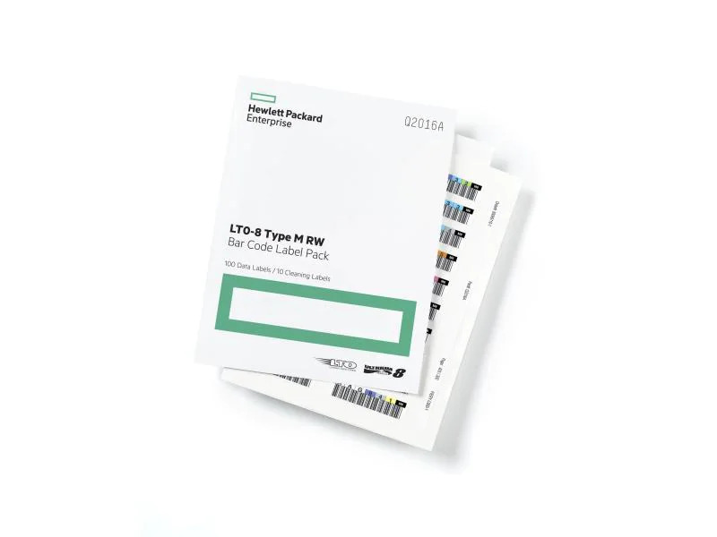 HPE Etiketten LTO-8 Q2015A Strichcode, 100 Pack