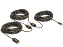 Delock USB 2.0-Verlängerungskabel  USB A - USB A 30 m
