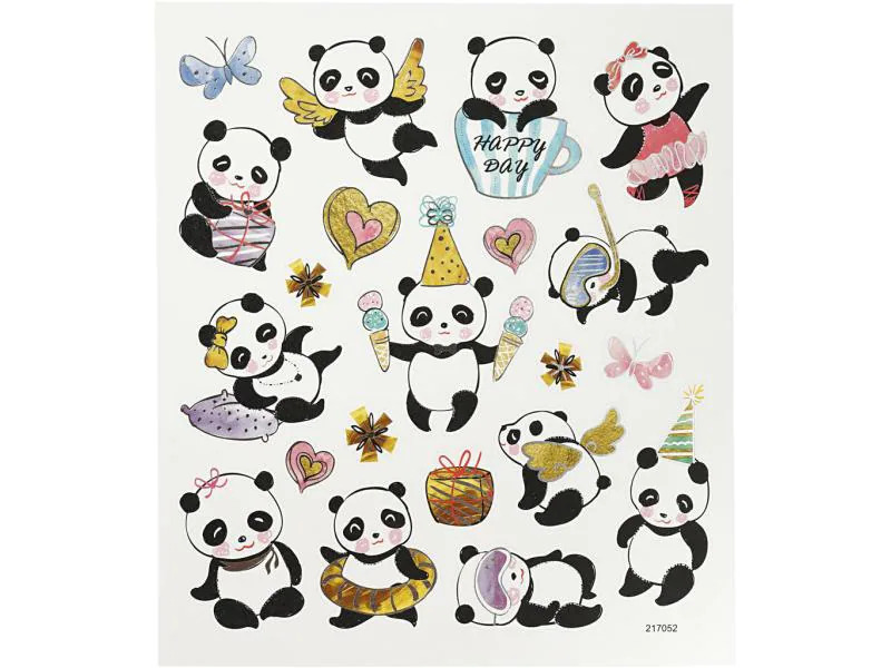 Creativ Company Motivsticker 1 Blatt Panda