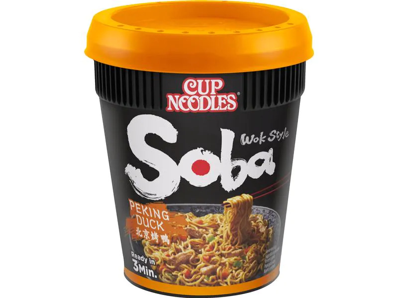 Nissin Food Becher Soba Cup Nudeln Peking Duck 87 g