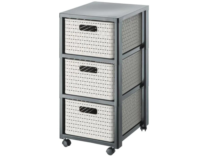 Rotho Schubladenbox Tower Country A4 Beige
