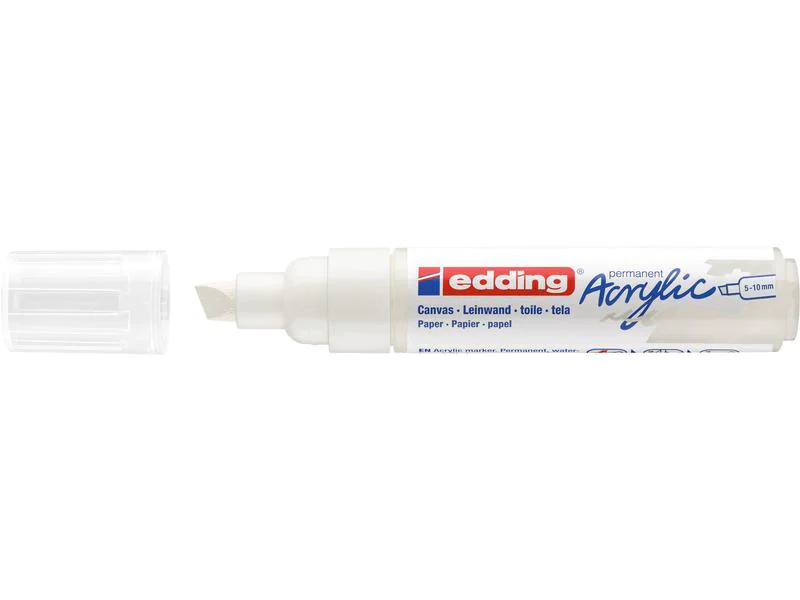 edding Acrylmarker 5000 Breit, Weiss