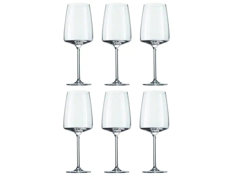 Schott Zwiesel Rotweinglas Sensa 535 ml, 6 Stück, Transparent