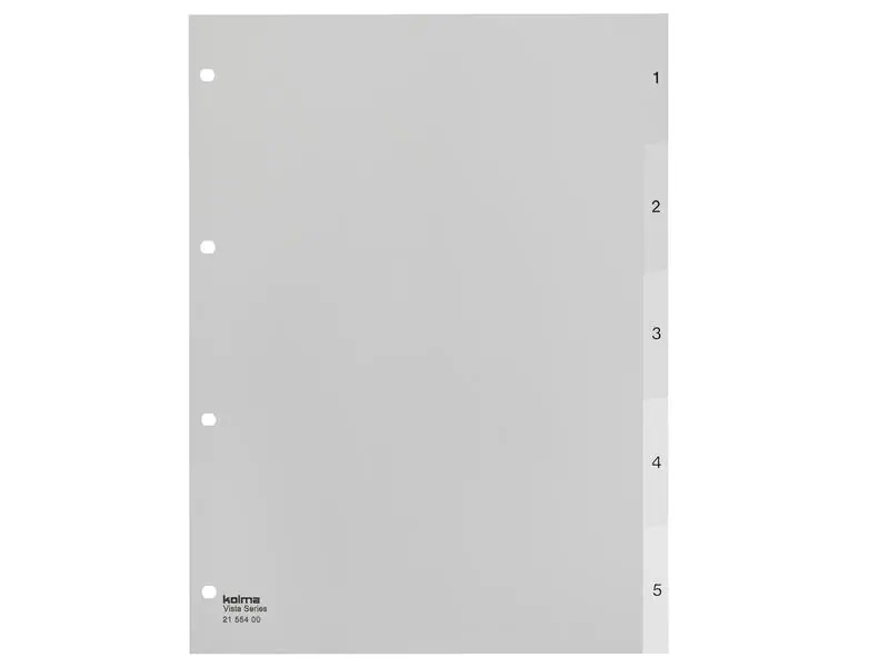 Kolma Register A4 Vista 1-5