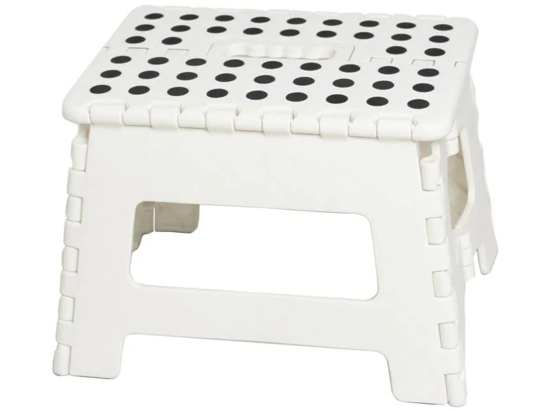 M &amp; B Klapphocker Klapp-Klick Kunststoff, Weiss