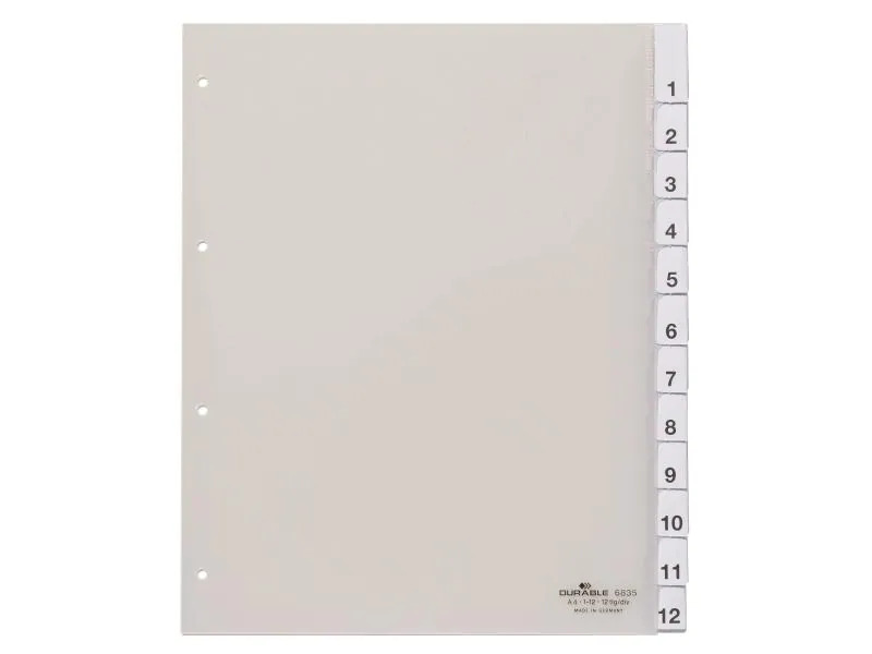 DURABLE Register A4 1-12