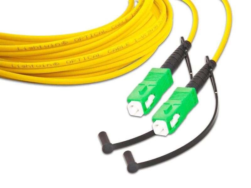 Lightwin LWL-Patchkabel SC/APC-SC/APC, Singlemode, Simplex, 10m