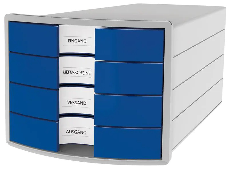 HAN Schubladenbox IMPULS A4/C4 Blau