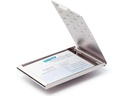 DURABLE Visitenkartenetui  Business Card Box Chrome