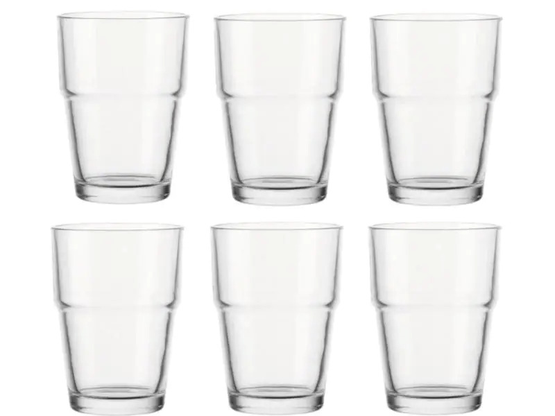 Montana Trinkglas Easy 200 ml, 6 Stück, Transparent