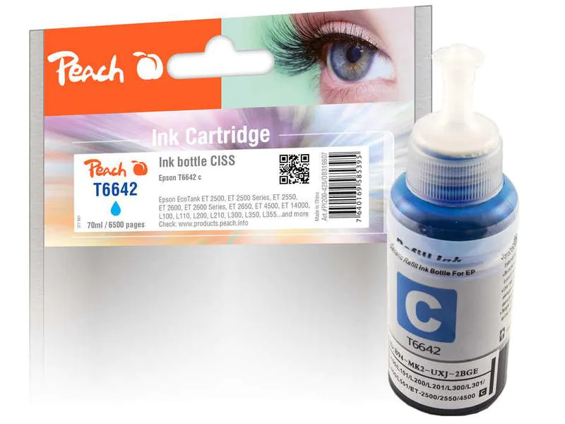 Peach Tinte Epson T6642 Cyan