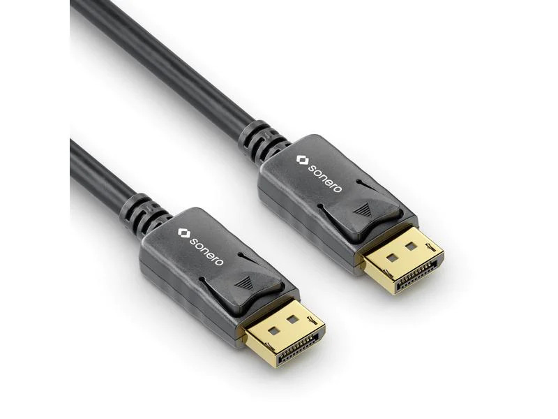 sonero Kabel 4K Displayport 1.2 Stecker &lt;-&gt; Stecker, 4K/60Hz, 1.5 m