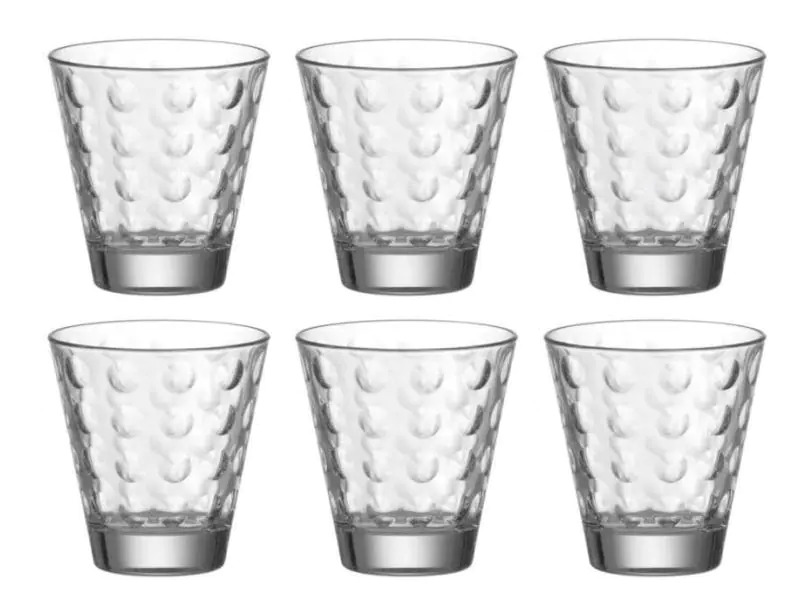 Leonardo Trinkglas Optic 215 ml, 6 Stück, Transparent