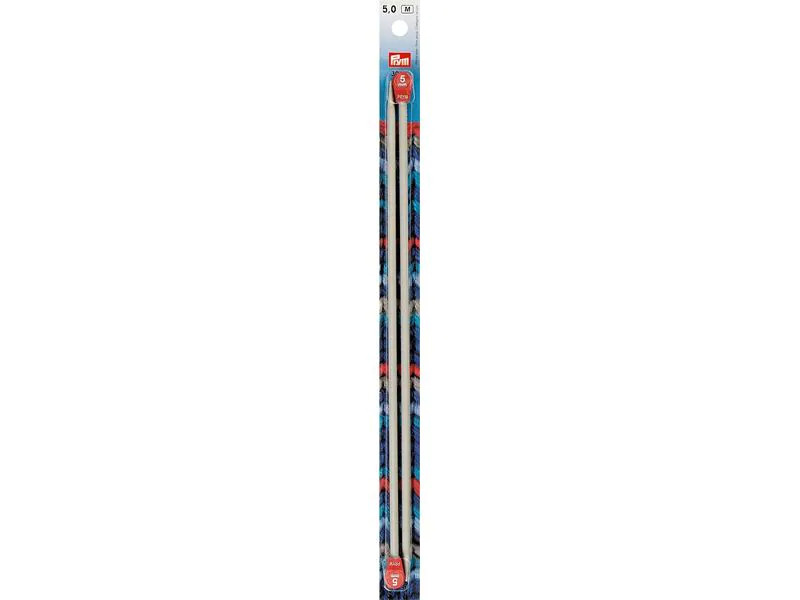 Prym Stricknadeln 5.00 mm, Alu, 2 Stück, Grau