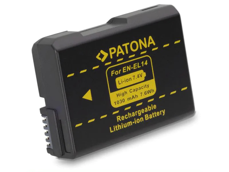 Patona Digitalkamera-Akku EN-EL14-decoded