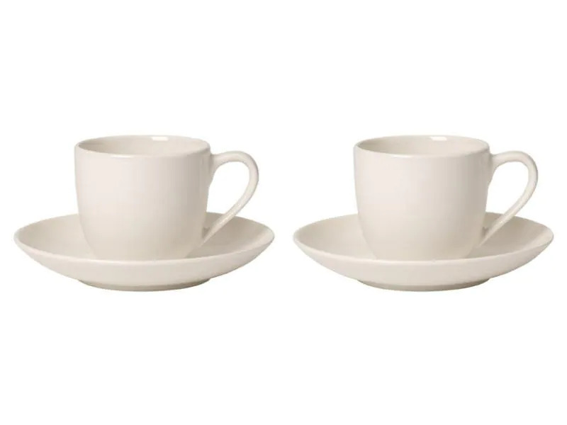 Villeroy &amp; Boch Espressotasse For me 100 ml, 2 Stück, Weiss