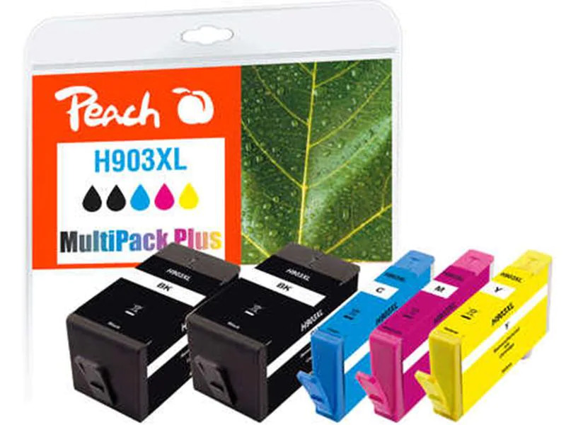 Peach Tinte HP Nr. 903XL 2x BK, 1x C, M, Y