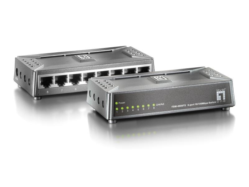 LevelOne Switch FSW-0808TX 8 Port