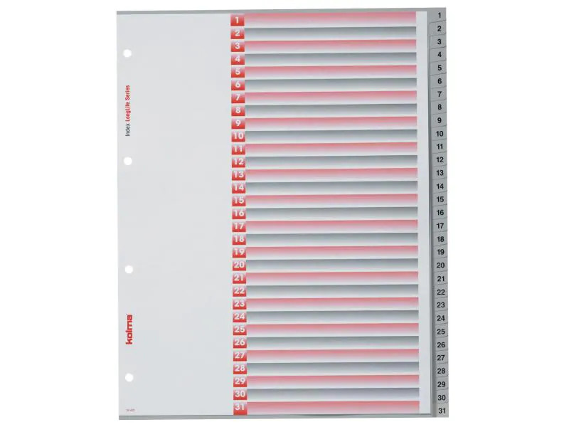 Kolma Register A4 XL LongLife 1-31