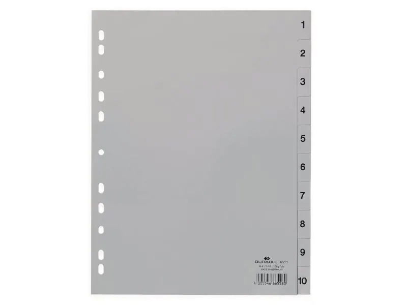 DURABLE Register A4 1-10