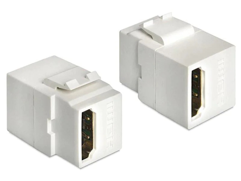 Delock Keystone-Modul HDMI Typ-A Weiss