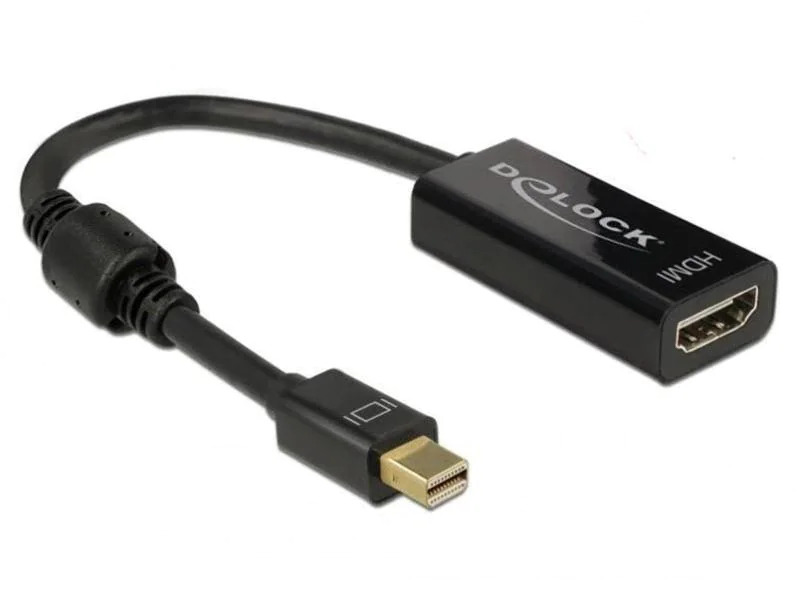 Delock Adapter Mini-Displayport – HDMI passiv, 4K, schwarz