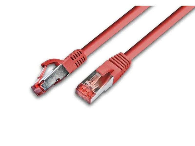 Wirewin Patchkabel RJ-45 - RJ-45, Cat 6, S/FTP, 0.5 m, Rot