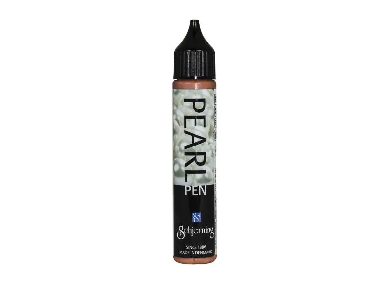 Schjerning Perlentropfenfarbe Pearl Pen 28 ml, Bronze