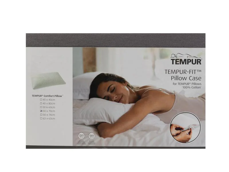 Tempur Kopfkissenbezug Sonata Dunkelgrau