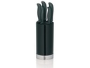 Kela Messerblock-Set mit Messer Acida Schwarz