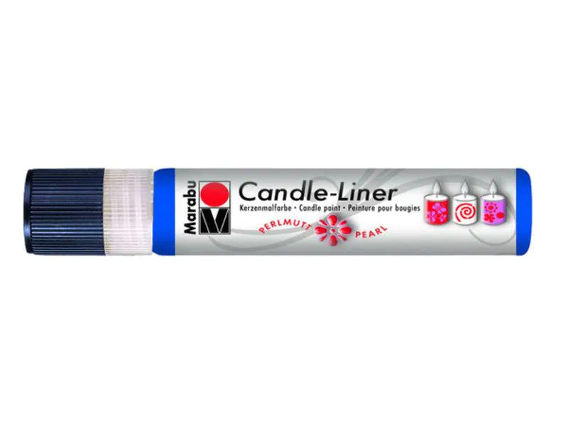 Marabu Kerzenmalfarbe Candle-Liner 25 ml, Blau