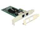 Delock Netzwerkkarte 2x1Gbps, PCI-Express x1 Intel 82576 Chipset
