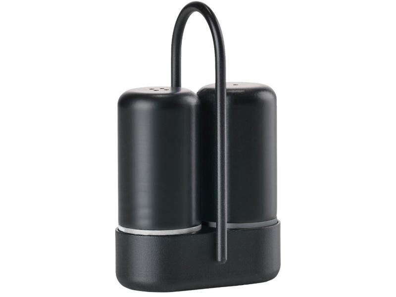 Zone Denmark Salz- &amp; Pfefferstreuer Set, Schwarz