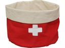 Heidi Cheese Line Fondue-Brottasche Rondo CH Ø 20 cm Rot