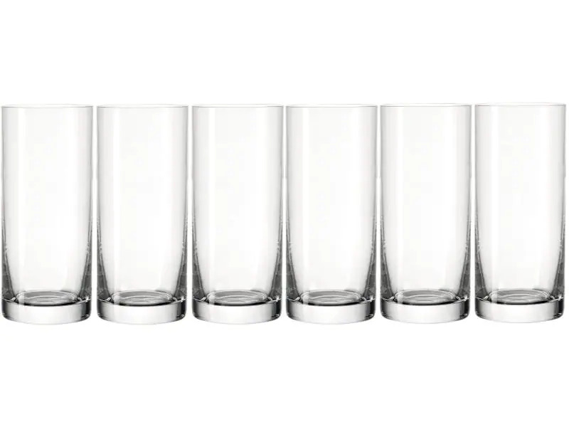 Leonardo Trinkglas Easy XL 460 ml, 6 Stück, Transparent