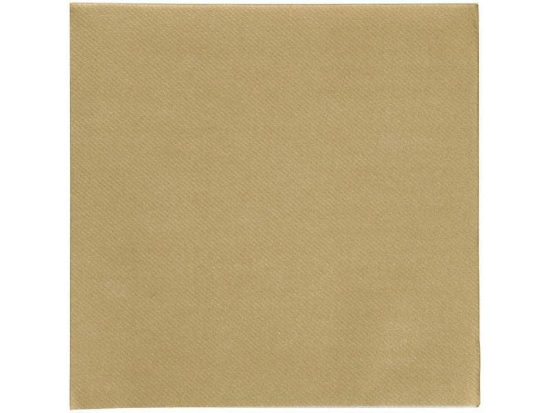 Creativ Company Papierservietten 40 cm x 40 cm, 20 Stück, Gold