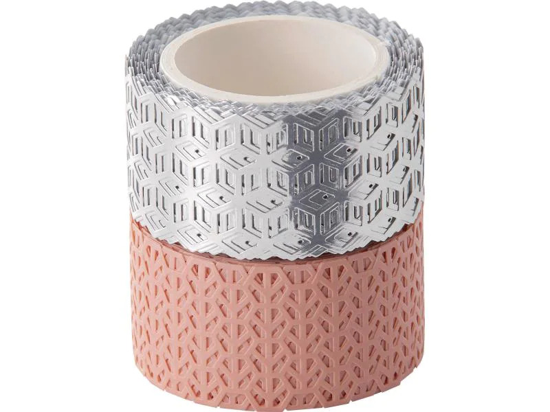 Folia Washi Tape Spitzenbordüre, 2 Stück