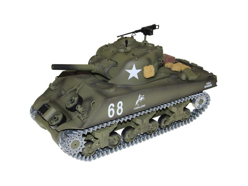 Amewi Panzer Sherman U.S. M4A3 105 mm Howitzer RTR, 1:16