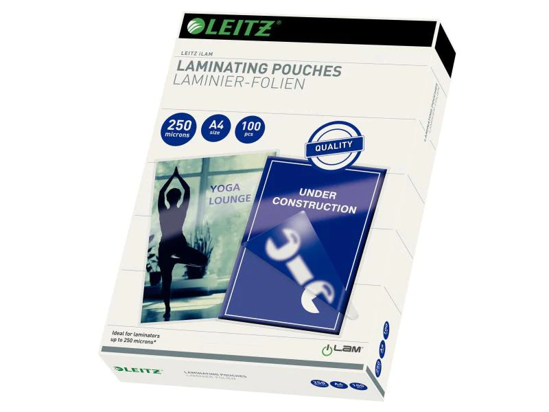 Leitz Laminierfolie A4, 250 µm, 100 Stück, Glänzend