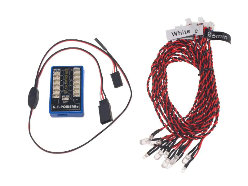 G.T. Power Modellbau-Beleuchtung Flashing Car LED