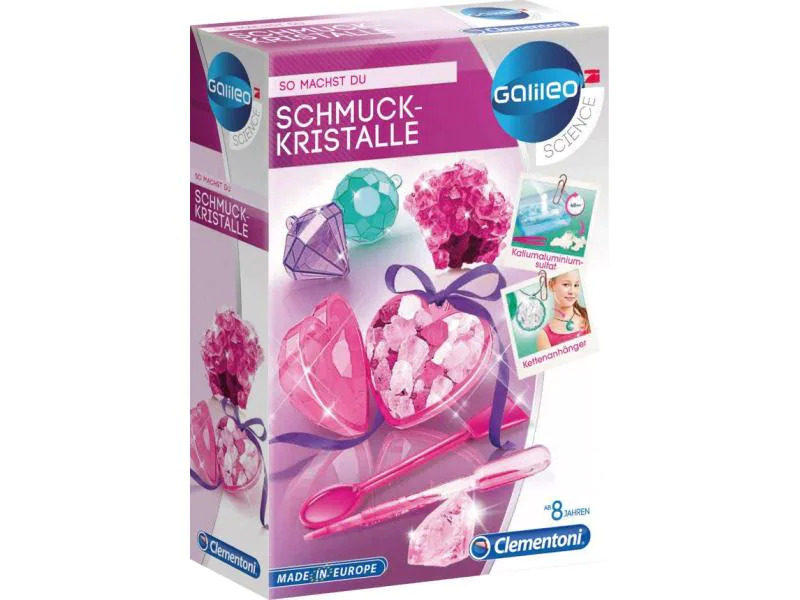 Clementoni Experimentierkasten Galileo -  Schmuckkristalle