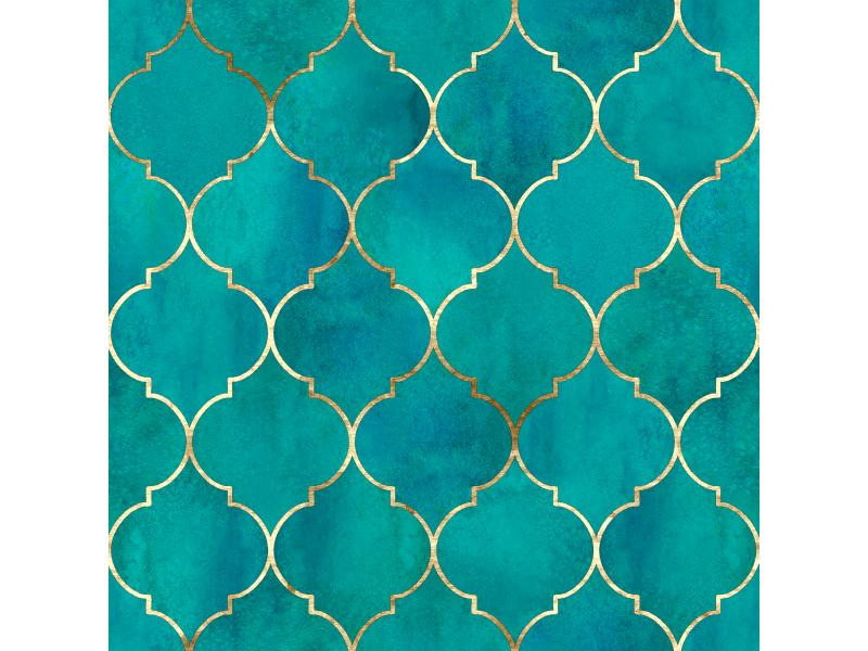 Paper + Design Papierservietten Gold Tile 33 cm x 33 cm, 20 Stück
