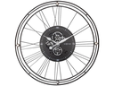 NeXtime Wanduhr Wire Gear Clock 90.5 Ø, Silber