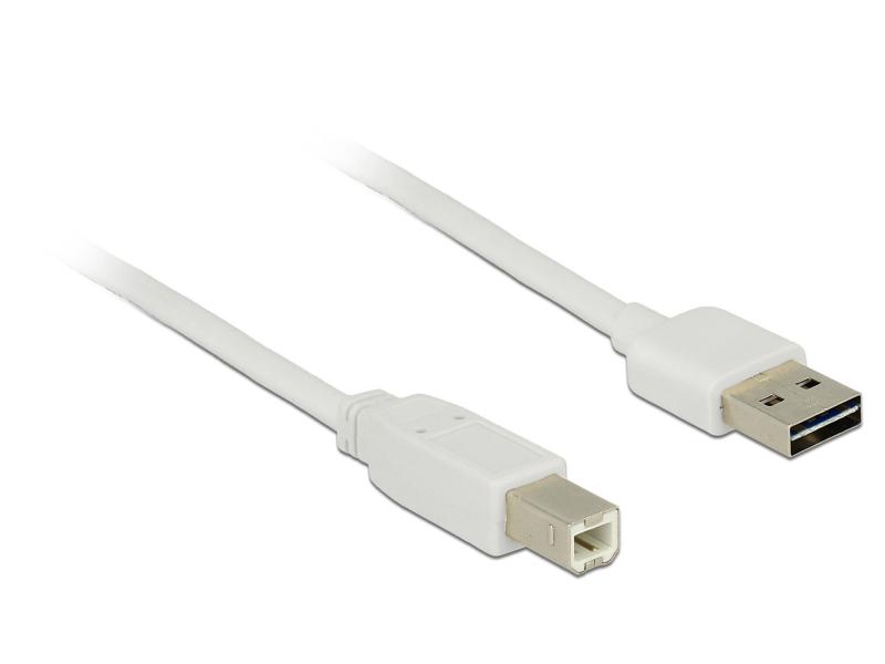 Delock USB 2.0-Kabel EASY-USB USB A - USB B 3 m