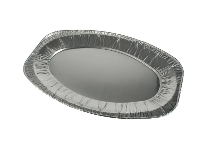Papstar Einweg-Servierplatte Alu 43 cm x 29 cm 3 Stück