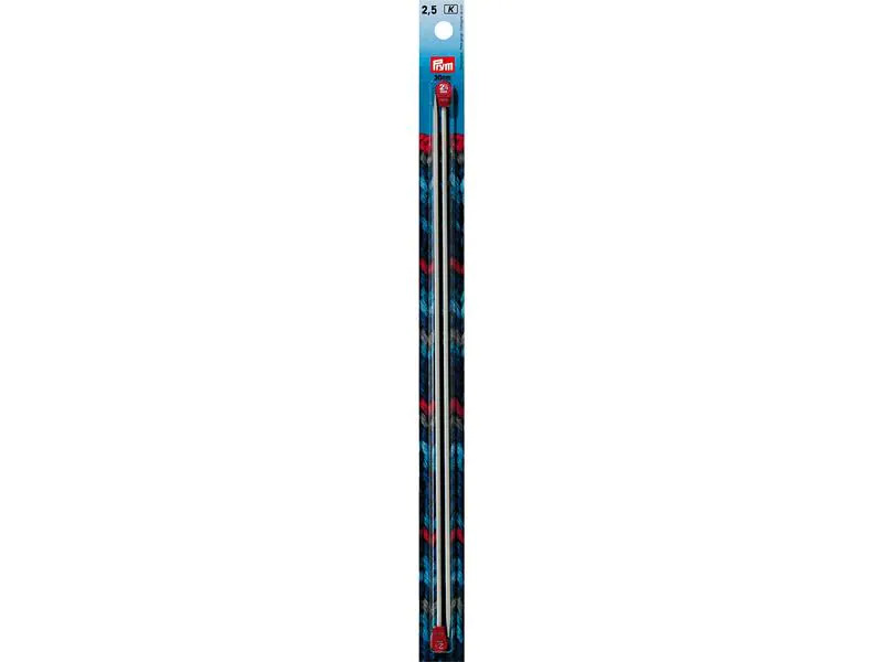Prym Stricknadeln 2.50 mm, Alu, 2 Stück, Grau