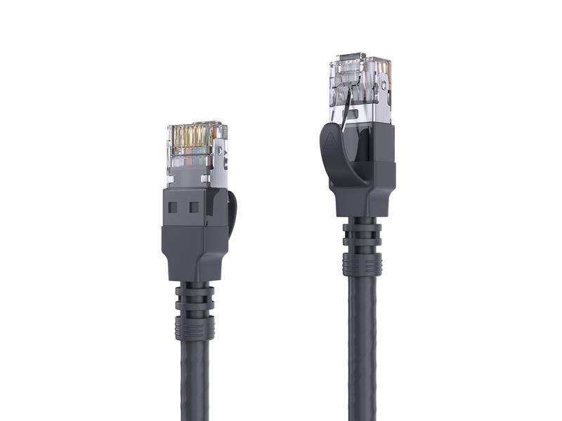 PureLink Patchkabel Cat 6A, S/FTP, 1 m, Schwarz