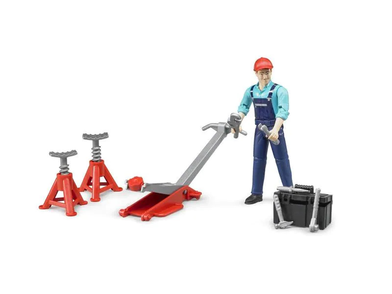 Bruder Spielwaren Figur Figurenset Werkstatt